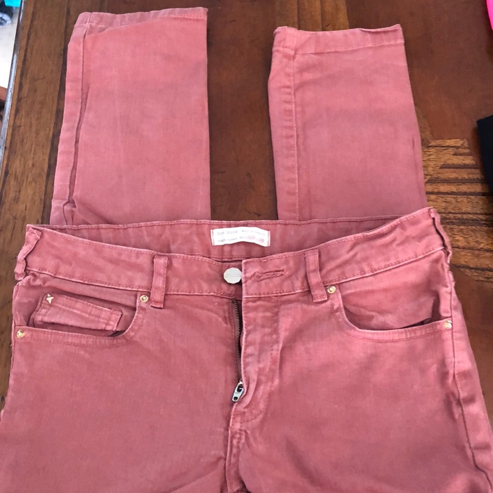 Zara girls skinny soft collection jeans Sz 11/12